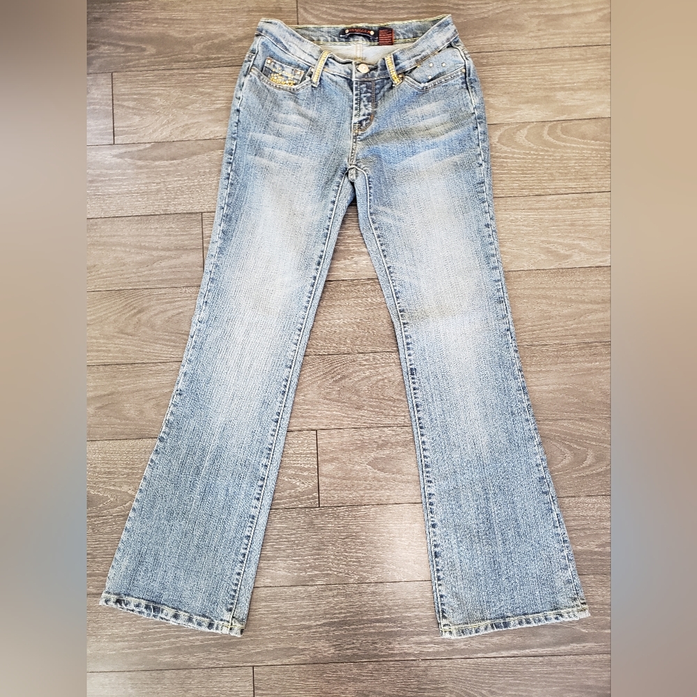 Gold Studded Vanilla Star jeans